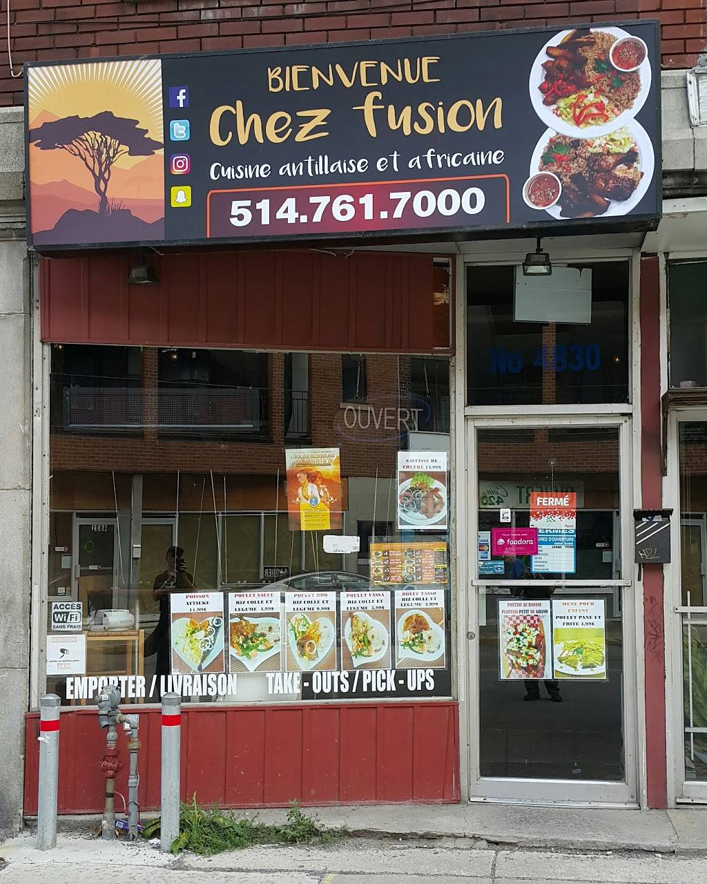 Bienvenue chez fusion | meal takeaway | 4830 Rue de Verdun, Verdun, QC H4G 1N1, Canada | 5147617000 OR +1 514-761-7000