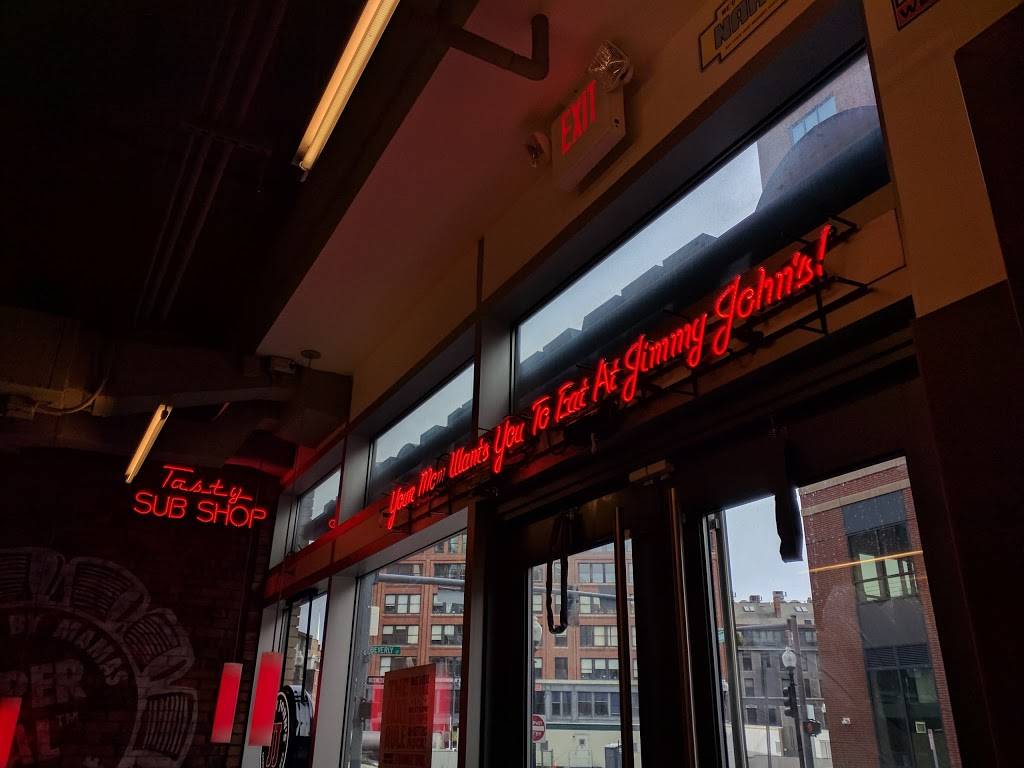 Jimmy Johns | meal delivery | 60 Valenti Way, Boston, MA 02114, USA | 6172385446 OR +1 617-238-5446