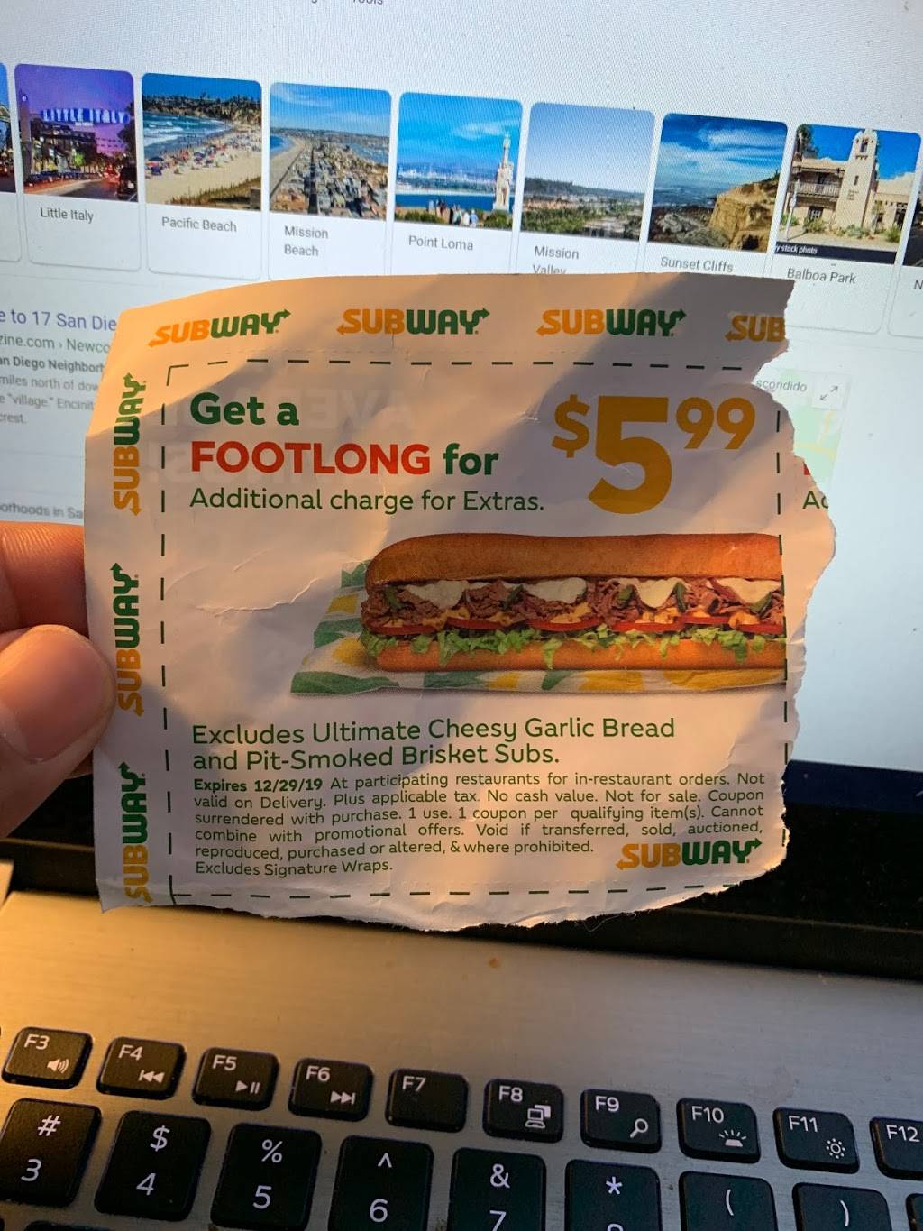 Subway | meal takeaway | 3310 University Ave, San Diego, CA 92104, USA | 6192809818 OR +1 619-280-9818