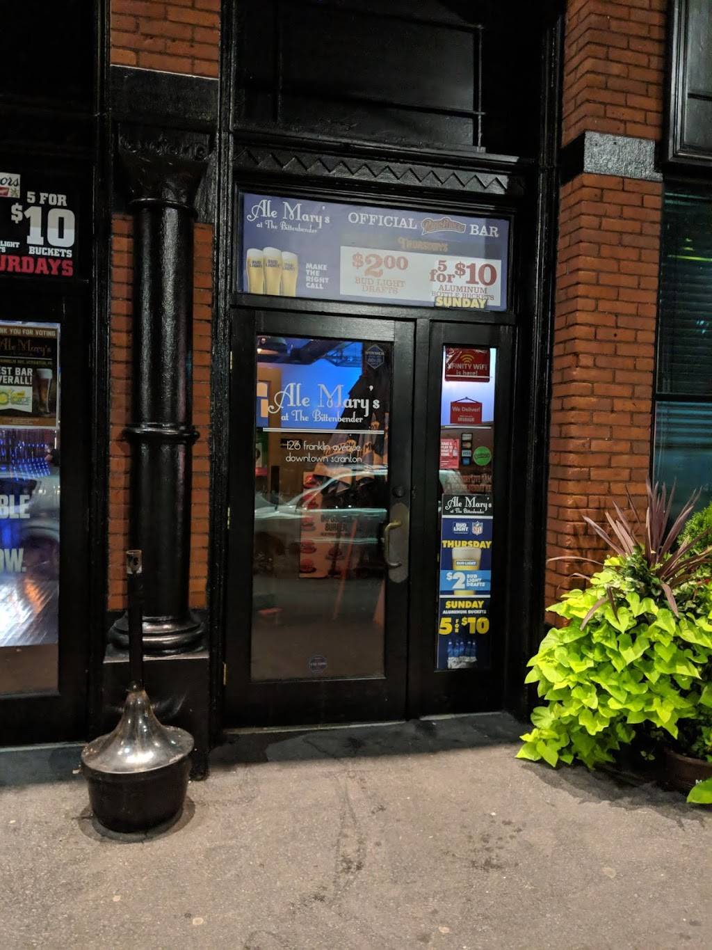 Ale Mary’s at the Bittenbender | restaurant | 126 Franklin Ave, Scranton, PA 18503, USA | 5709550176 OR +1 570-955-0176