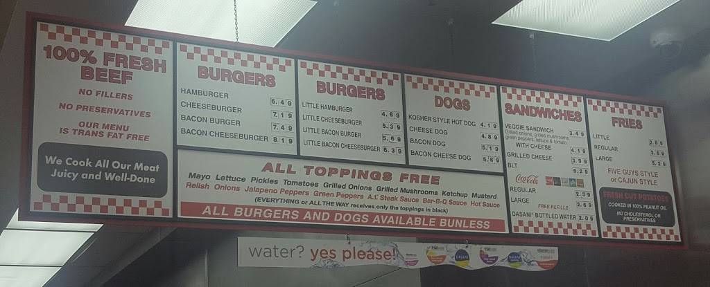 Five Guys | meal takeaway | 311 Lancaster Ave, Wayne, PA 19087, USA | 6109719300 OR +1 610-971-9300