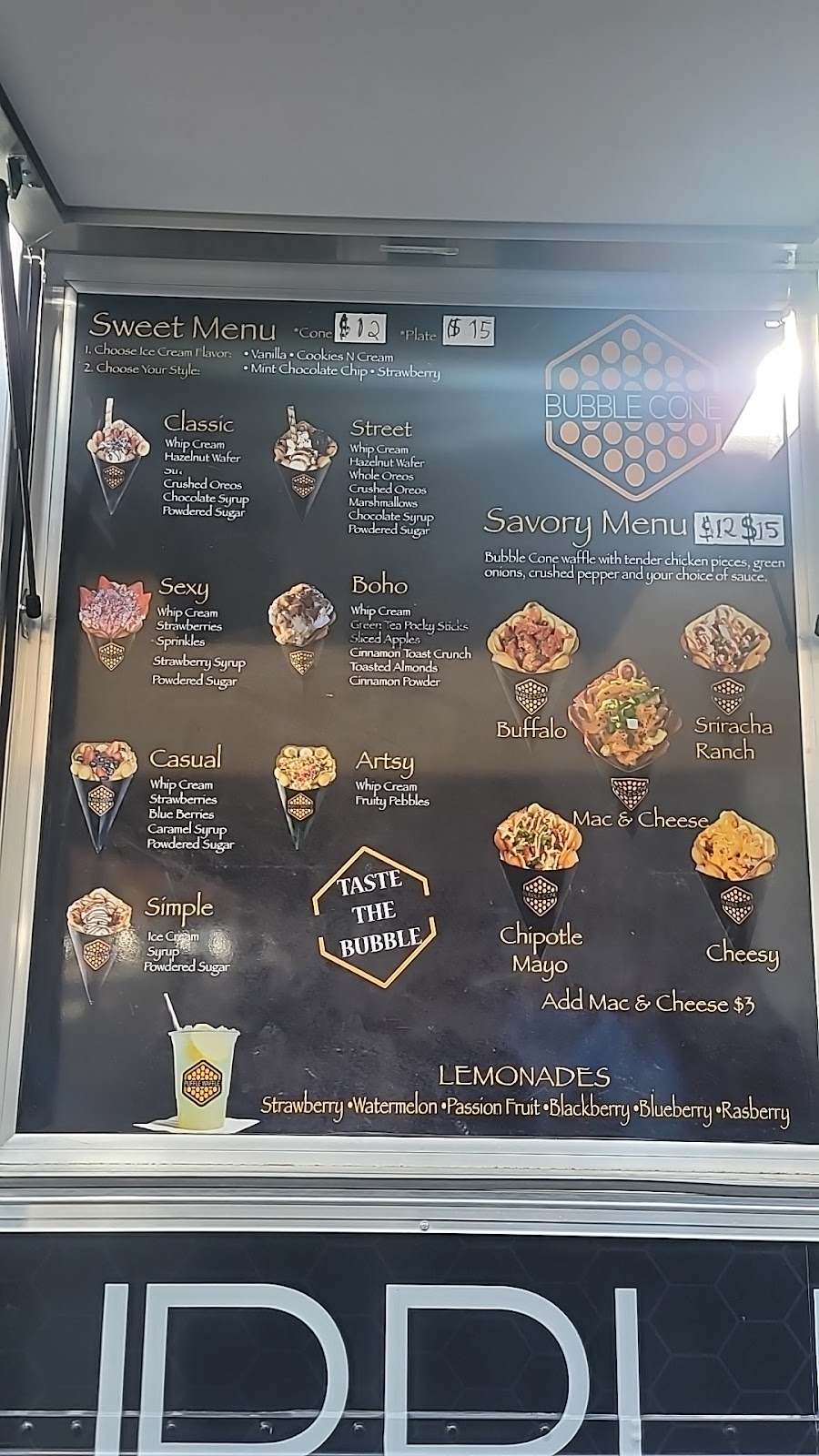 Bubble Cone | meal takeaway | 1100 Richards Blvd, Sacramento, CA 95811, USA | 8003515011 OR +1 800-351-5011