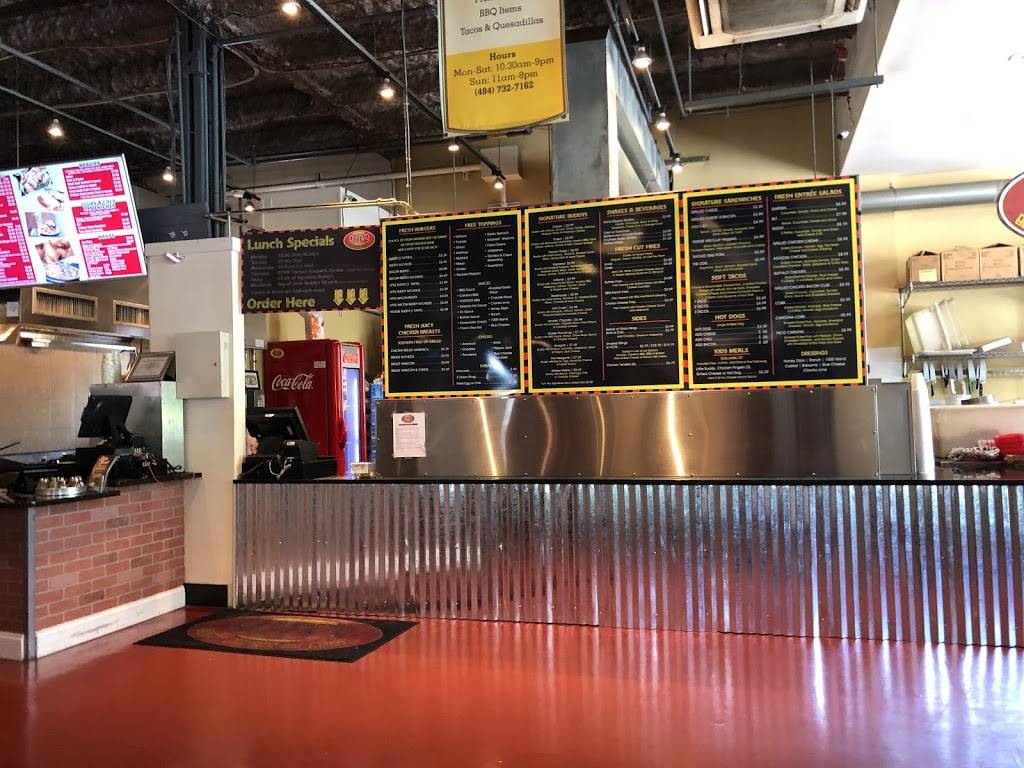 Buddys Burgers Breasts & Fries | restaurant | 148 W State St, Kennett Square, PA 19348, USA | 4847327162 OR +1 484-732-7162