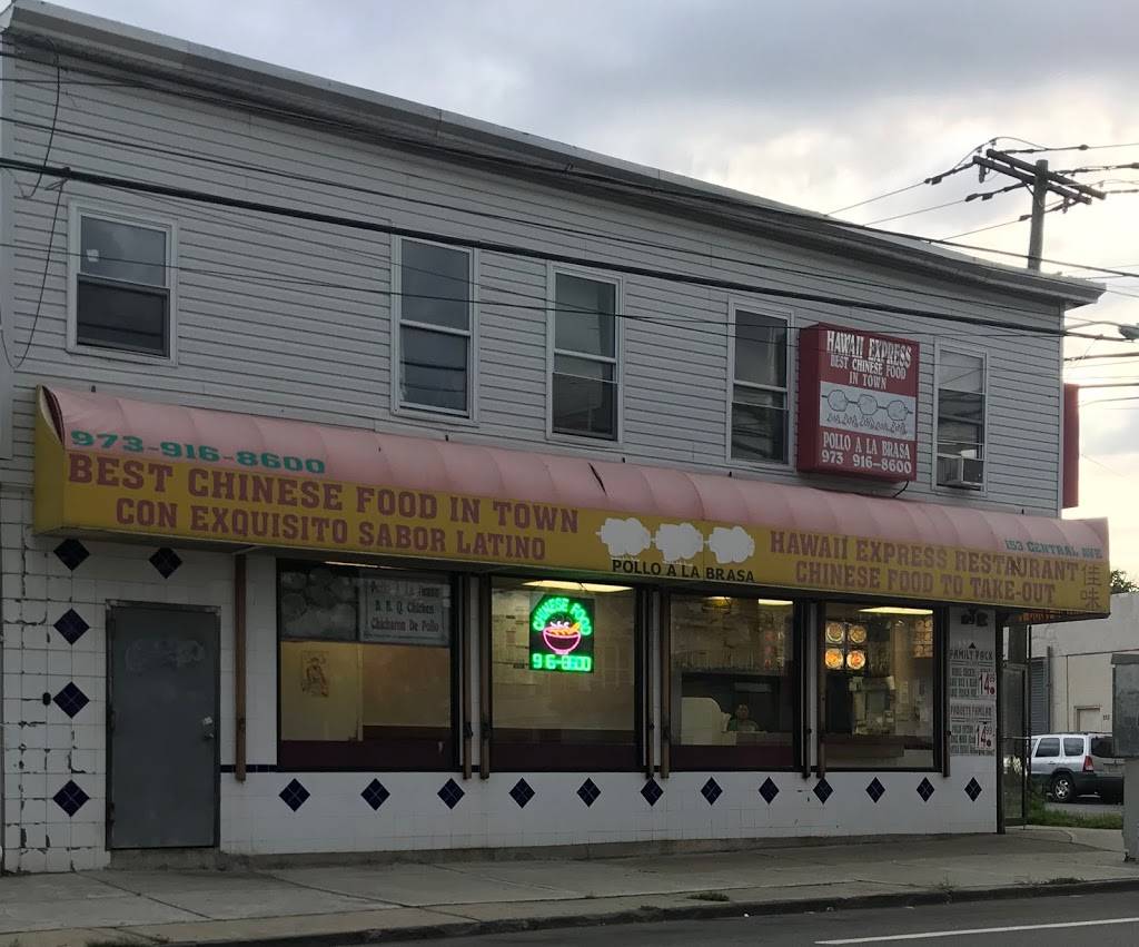 Hawaii Express | restaurant | 153 Central Ave, Passaic, NJ 07055, USA | 9739168600 OR +1 973-916-8600