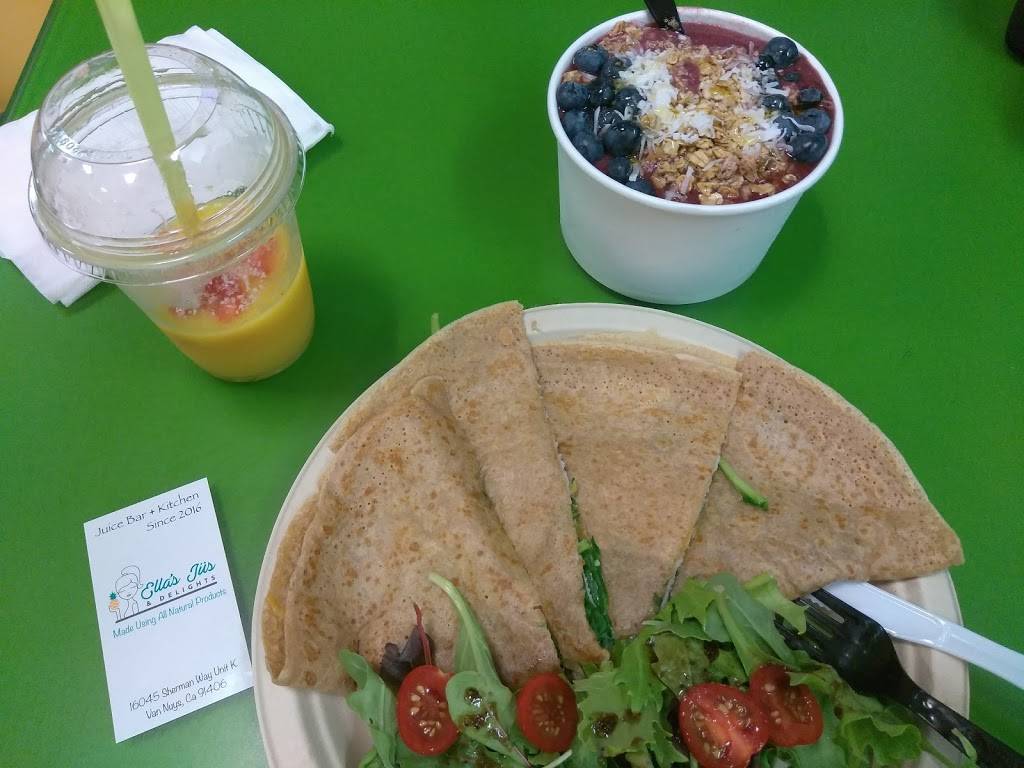 Ellas Jüs - Juice Bar - Fresh Juices & Smoothies | restaurant | 16045 Sherman Way Ste #K, Van Nuys, CA 91406, USA | 8189468083 OR +1 818-946-8083