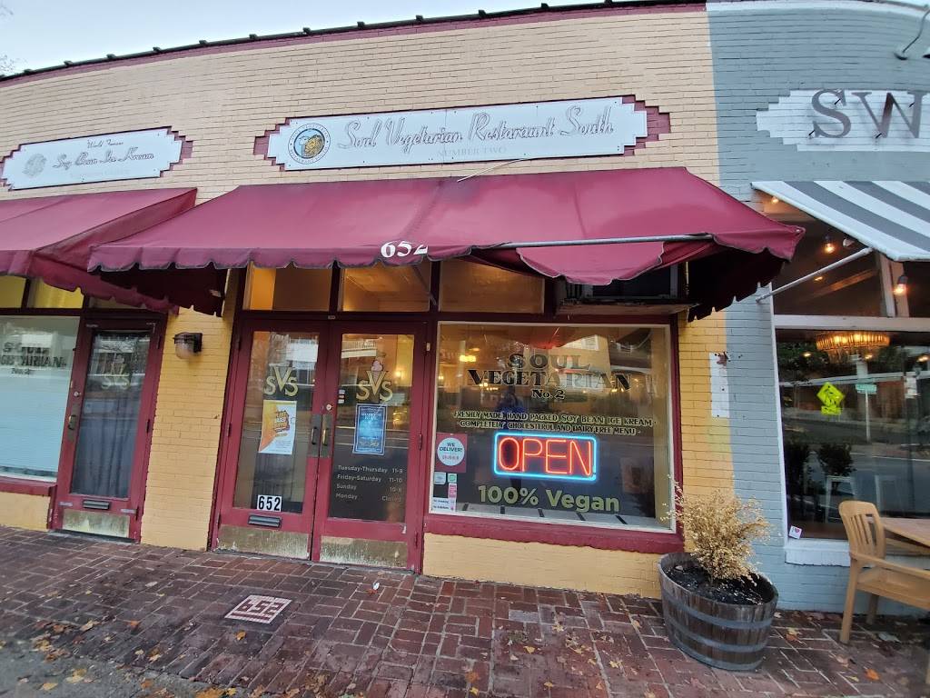 Soul Vegetarian No. 2 | restaurant | 652 North Highland Avenue Northeast, Atlanta, GA 30306, USA | 4048750145 OR +1 404-875-0145