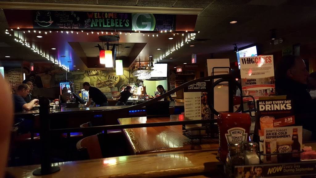 Applebees Grill + Bar | restaurant | 2420 E Mason St, Green Bay, WI 54302, USA | 9204068141 OR +1 920-406-8141