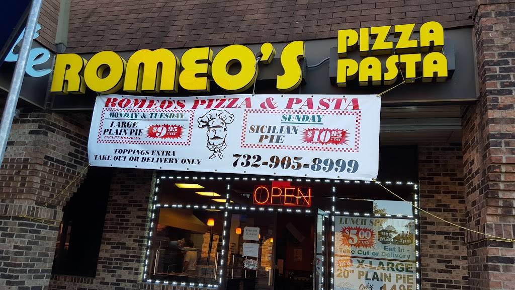Romeos Pizza & Pasta Factory | meal delivery | 10 S New Prospect Rd, Jackson, NJ 08527, USA | 7329058999 OR +1 732-905-8999