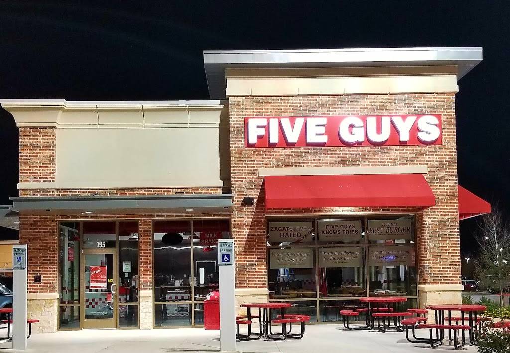Five Guys | meal takeaway | 195 Creekside Crossing, New Braunfels, TX 78130, USA | 8306209655 OR +1 830-620-9655