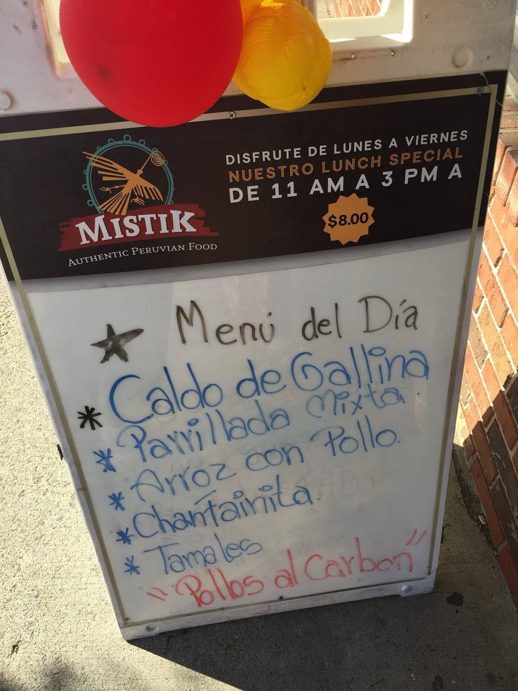 Mistik Authentic Peruvian Food | restaurant | 816 Madison Ave, Bridgeport, CT 06606, USA | 2038730884 OR +1 203-873-0884