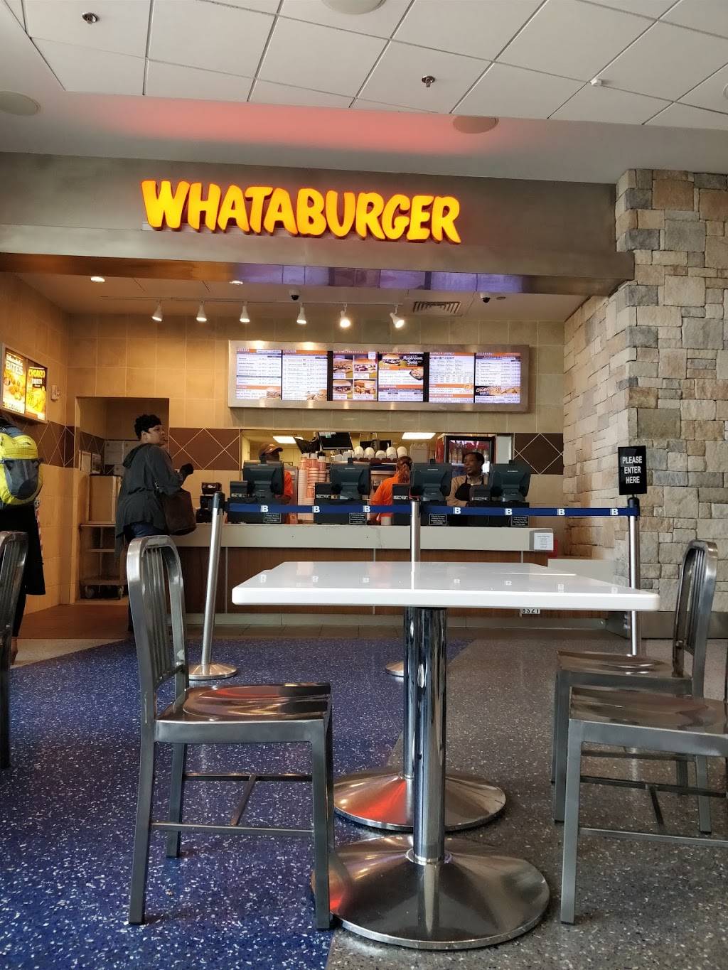 Whataburger | restaurant | 3100 N. Terminal Rd #B-21, Houston, TX 77032, USA | 2812333347 OR +1 281-233-3347