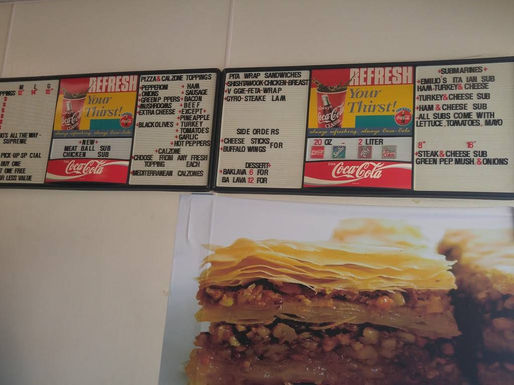 Emilios Famous Pizza and subs | restaurant | 1207 Jamison Ave SE Ste. 1, Roanoke, VA 24013, USA | 5403455002 OR +1 540-345-5002