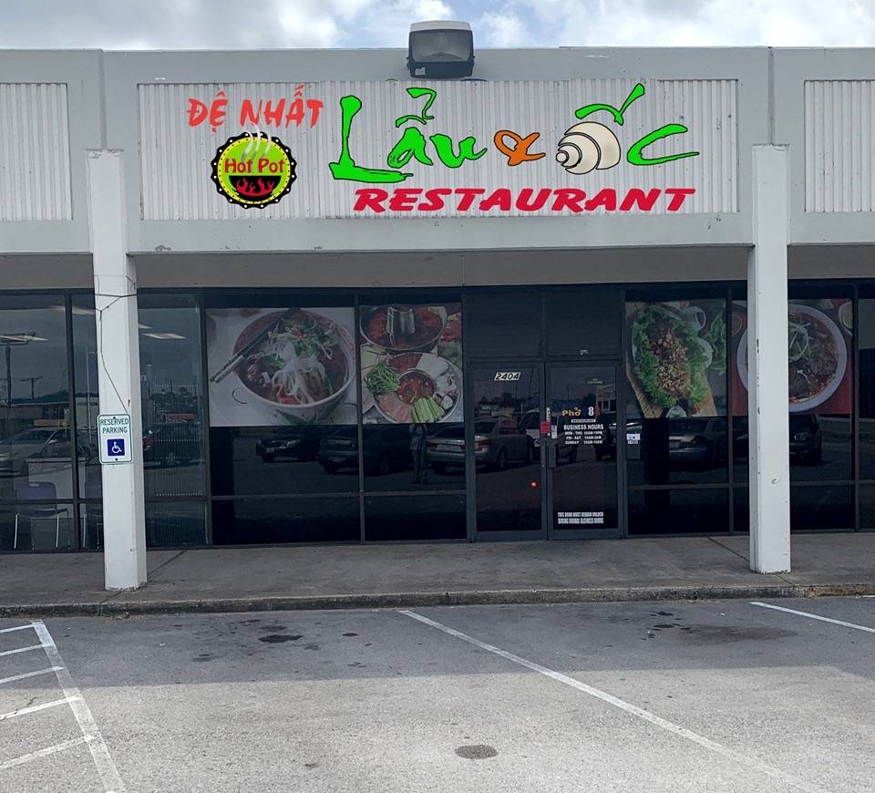 De Nhat lau va oc | restaurant | 2404 S Collins St, Arlington, TX 76014, USA | 6824333938 OR +1 682-433-3938