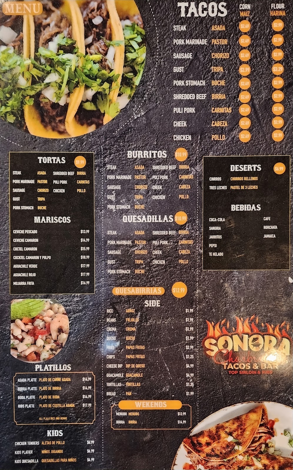 Sonora Tacos and Bar | restaurant | 105 S Clairborne Rd, Olathe, KS 66062, USA | 9138153984 OR +1 913-815-3984