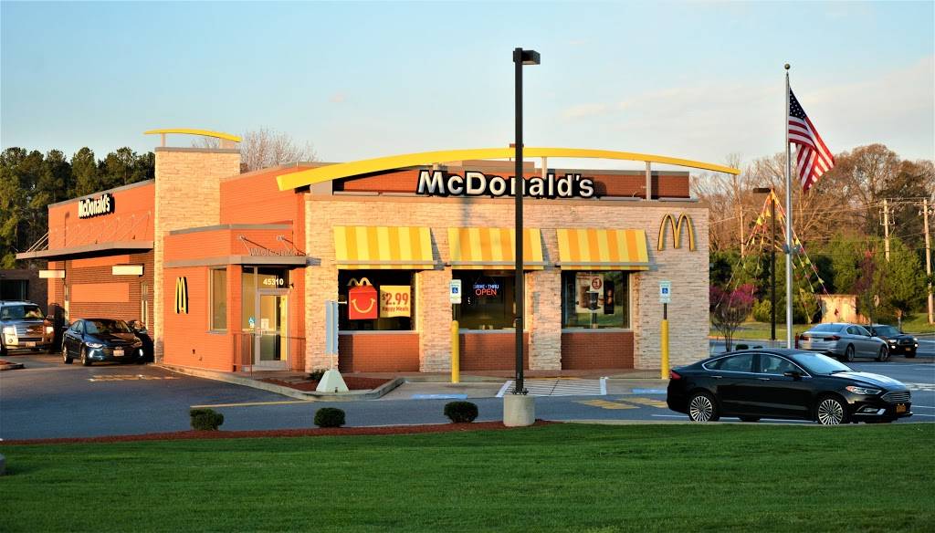 McDonalds | cafe | 45310 Alton Ln, California, MD 20619, USA | 3018621625 OR +1 301-862-1625