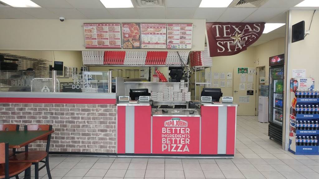 Papa Johns Pizza | restaurant | 216 E Hopkins St, San Marcos, TX 78666, USA | 5123924422 OR +1 512-392-4422