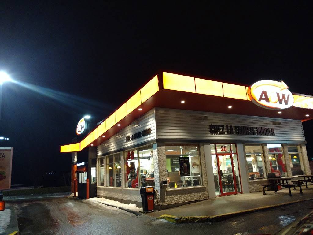 A&W Canada | restaurant | 20 Boulevard Frontenac O, Thetford Mines, QC G6G 1M7, Canada | 4187550302 OR +1 418-755-0302