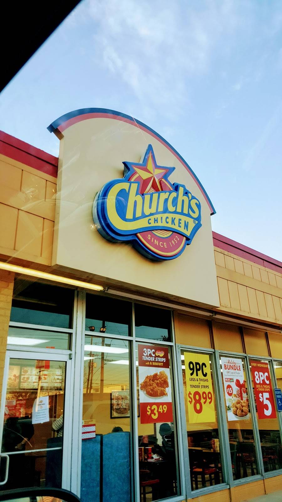 Churchs Chicken | restaurant | 5903 San Pedro Ave, San Antonio, TX 78212, USA | 2107343391 OR +1 210-734-3391