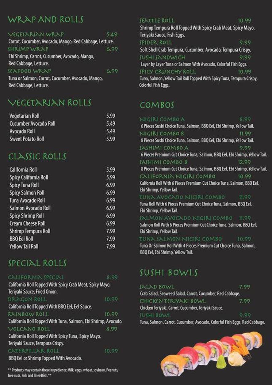 Katana Sushi | restaurant | Manassas, VA 20109, USA | 3168719466 OR +1 316-871-9466