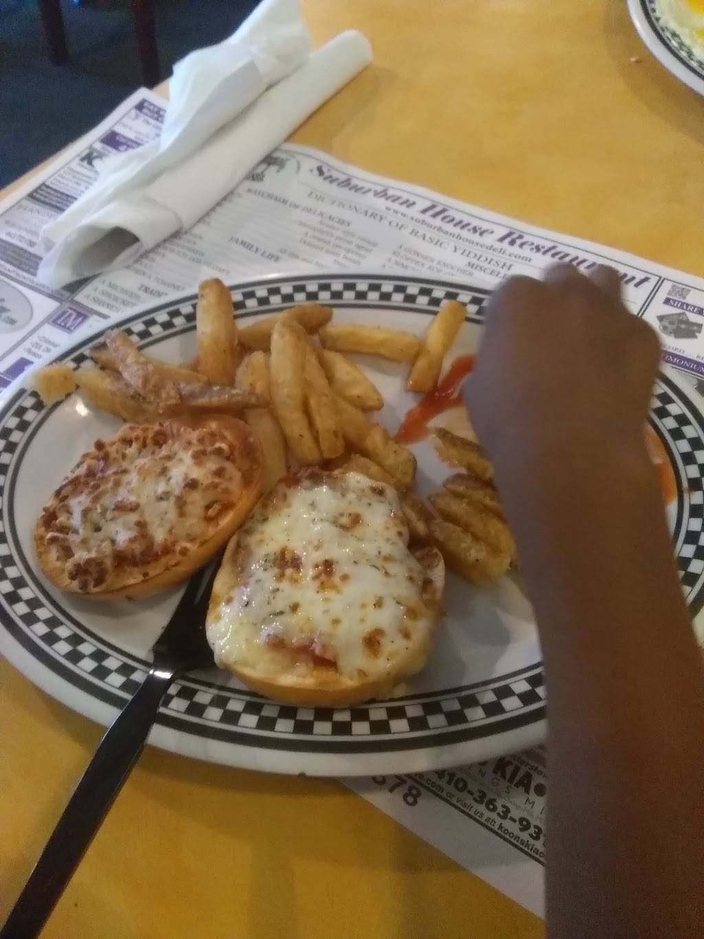 Suburban House | restaurant | 1700 Reisterstown Rd #105, Pikesville, MD 21208, USA | 4104847775 OR +1 410-484-7775