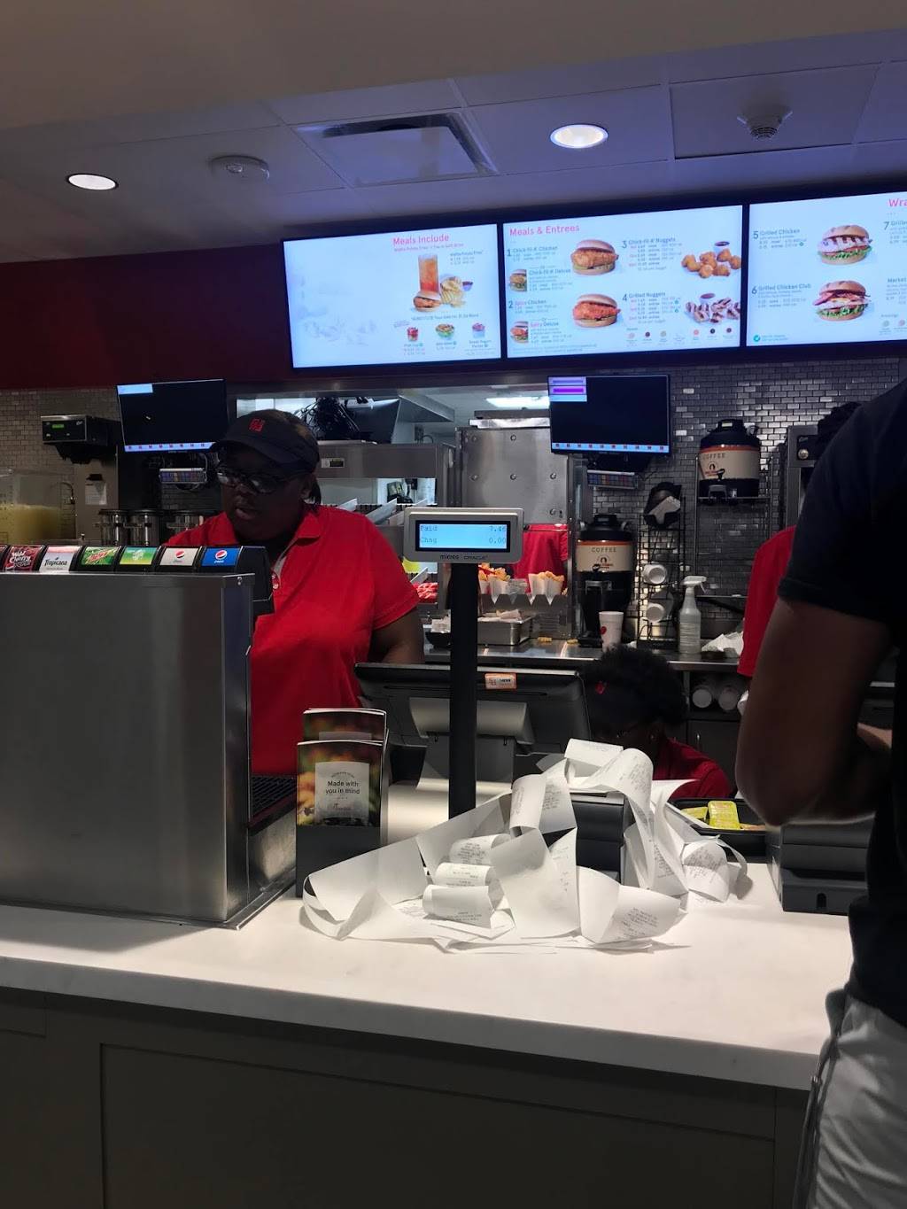 Chick-fil-A | restaurant | Campus Dining Service, 1717 Avenue J, Huntsville, TX 77340, USA | 9362941931 OR +1 936-294-1931