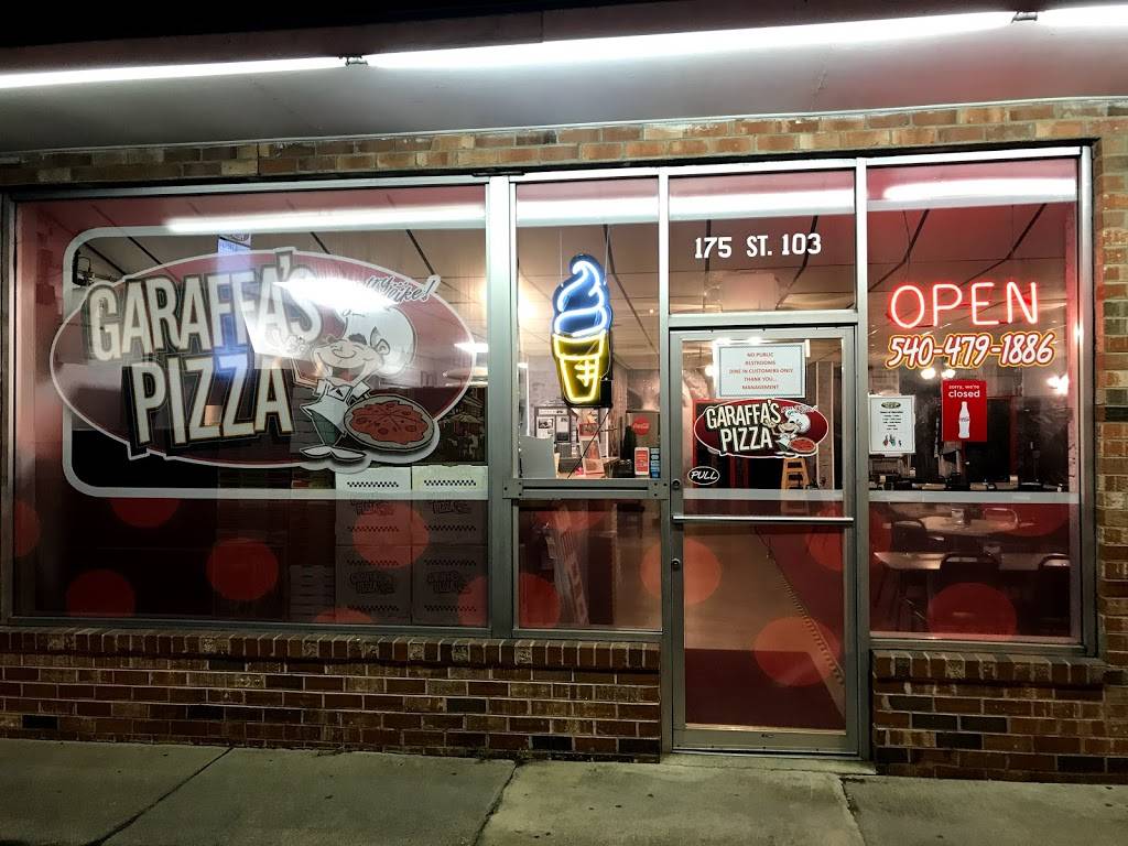 Garaffas Pizza | restaurant | 175 Cambridge St, Fredericksburg, VA 22405, USA | 5404791886 OR +1 540-479-1886