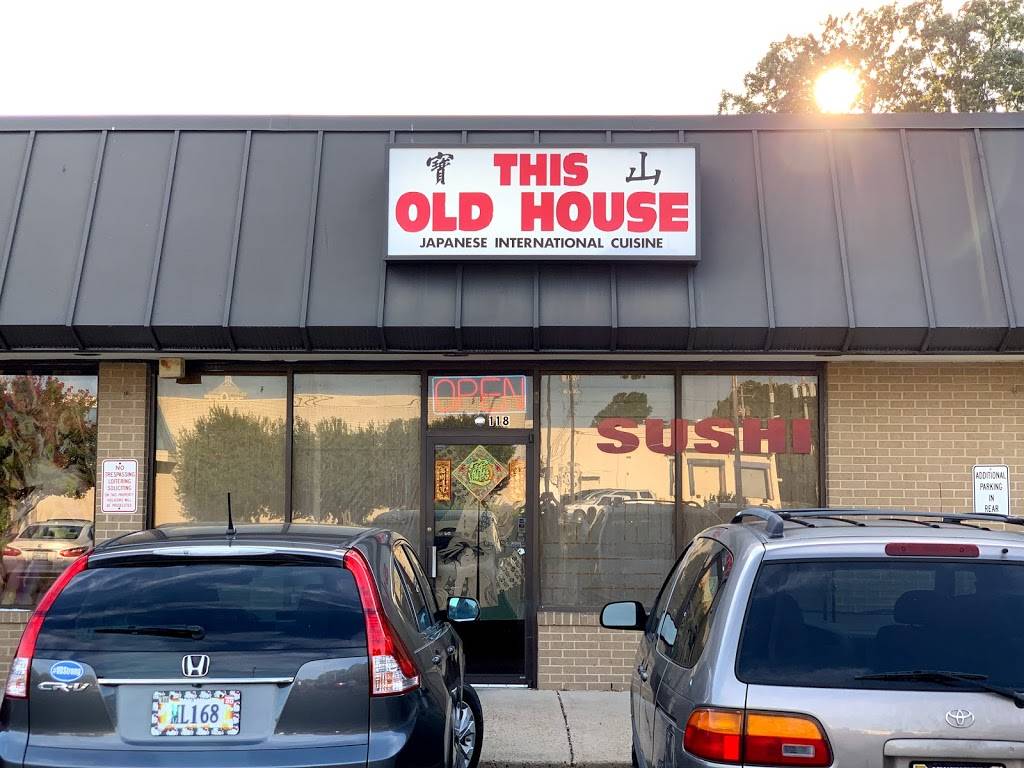 This Old House Japanese Restaurant | restaurant | 309 Aragona Blvd # 118, Virginia Beach, VA 23462, USA | 7575188888 OR +1 757-518-8888