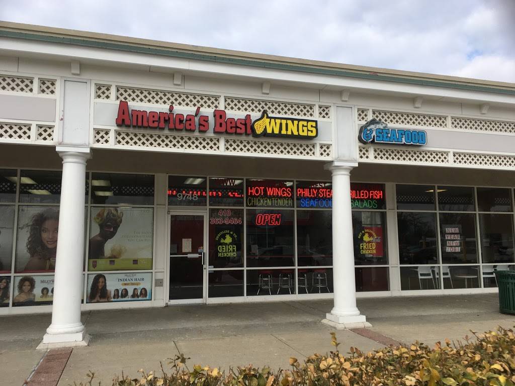 Americas Best Wings And Seafood | restaurant | 9748 Groffs Mill Dr, Owings Mills, MD 21117, USA | 4103639464 OR +1 410-363-9464