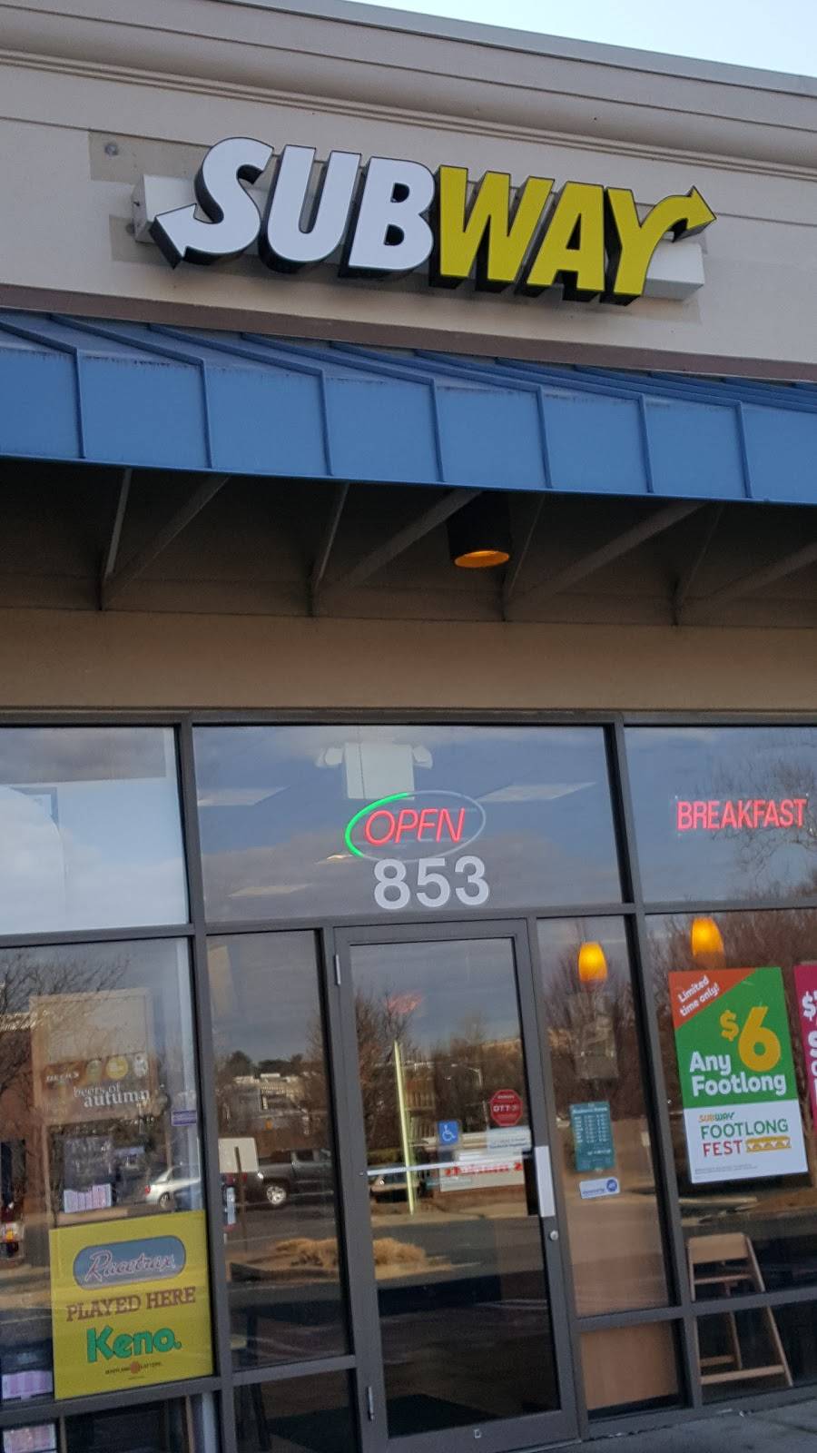 Subway | restaurant | 853 Russell Ave, Gaithersburg, MD 20877, USA | 2402522918 OR +1 240-252-2918