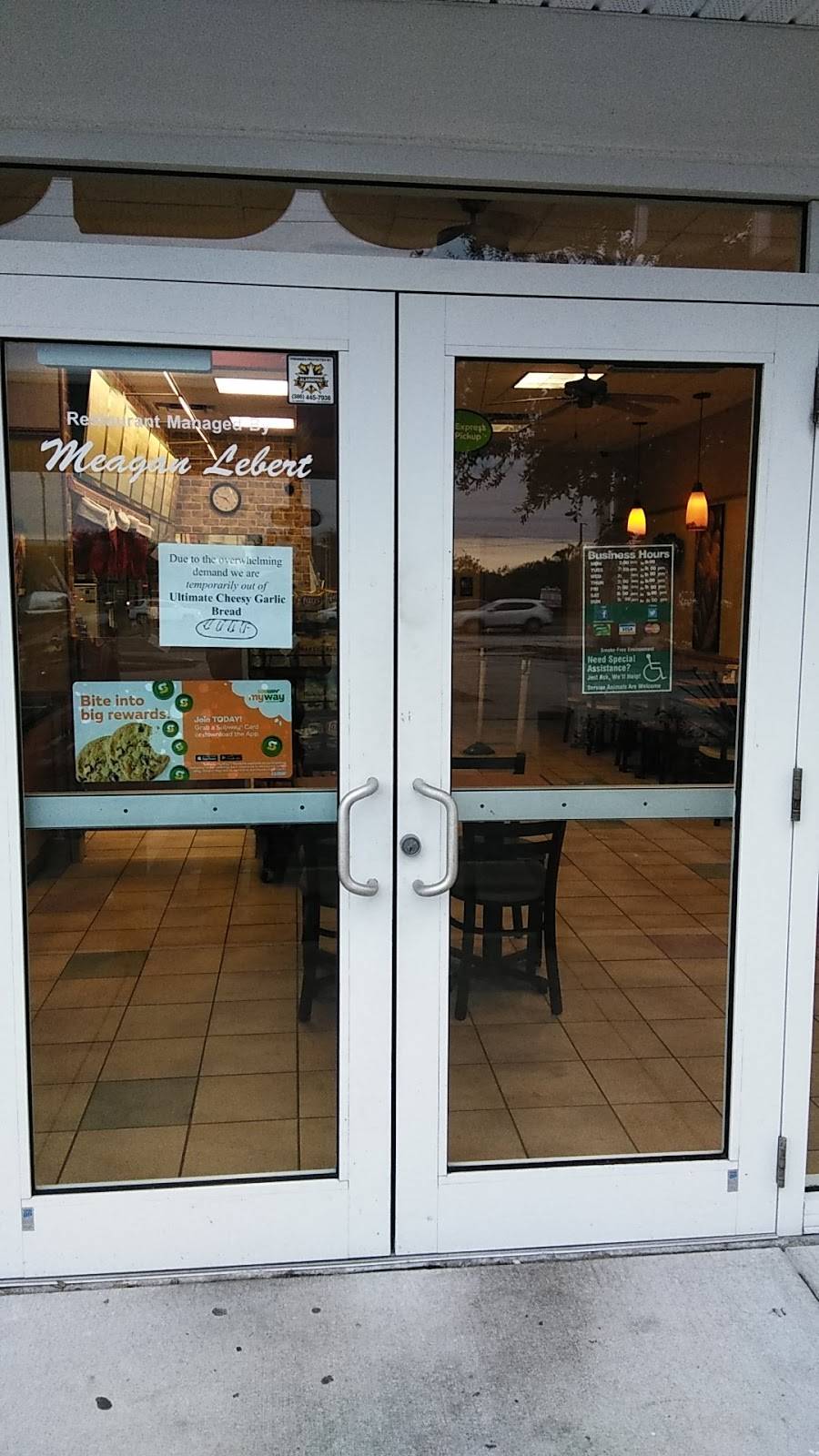 Subway | restaurant | 3585 Cheney Hwy, Titusville, FL 32780, USA | 3212674240 OR +1 321-267-4240