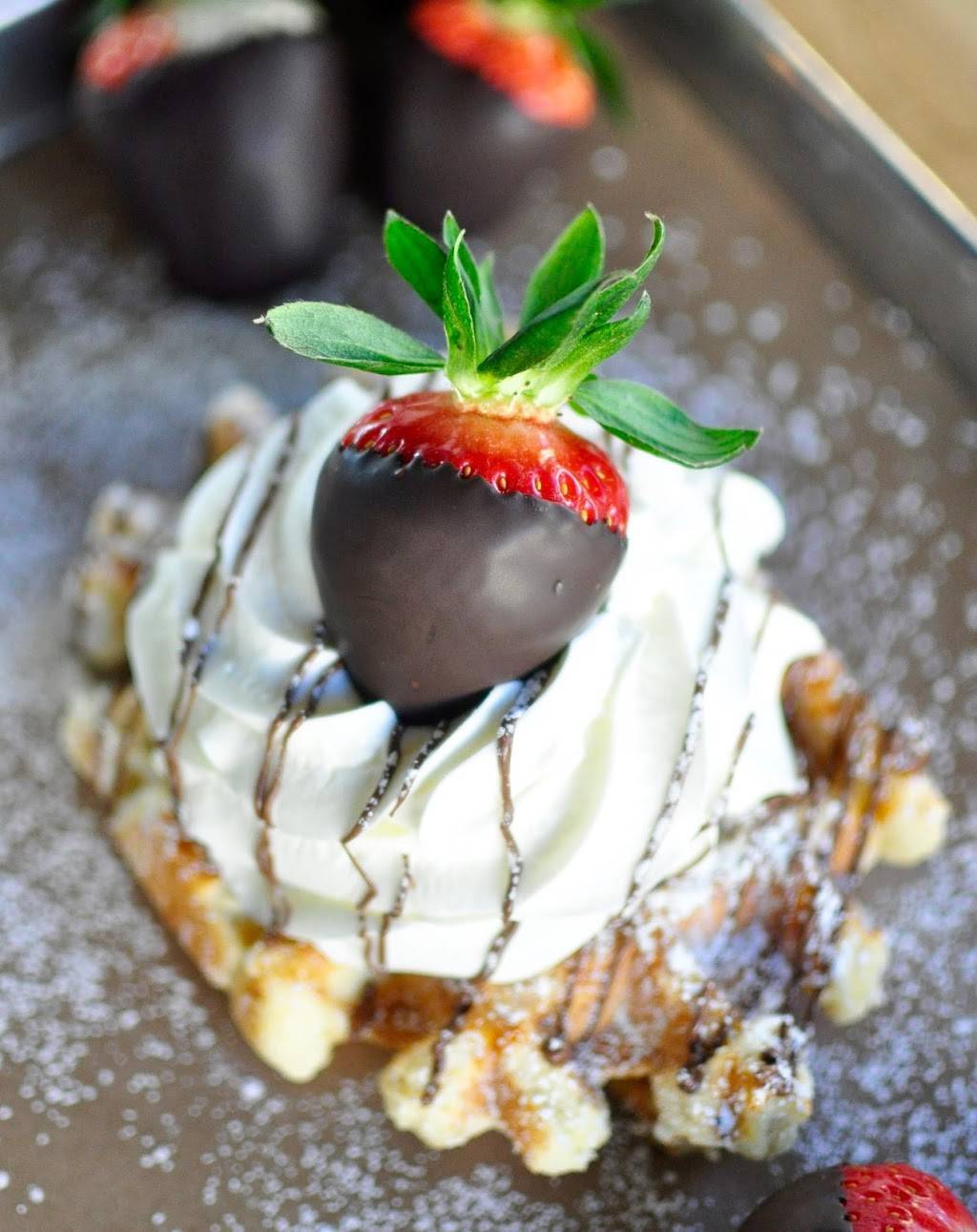 Press Waffle Co. | restaurant | Foodhall at Crockett Row, 3000 Crockett St, Fort Worth, TX 76107, USA | 8173504818 OR +1 817-350-4818