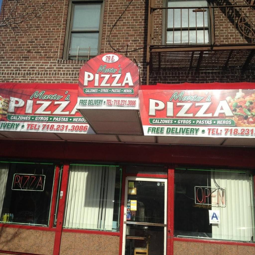 Marios Pizza | restaurant | 79 E Gun Hill Rd, Bronx, NY 10467, USA | 7182313086 OR +1 718-231-3086