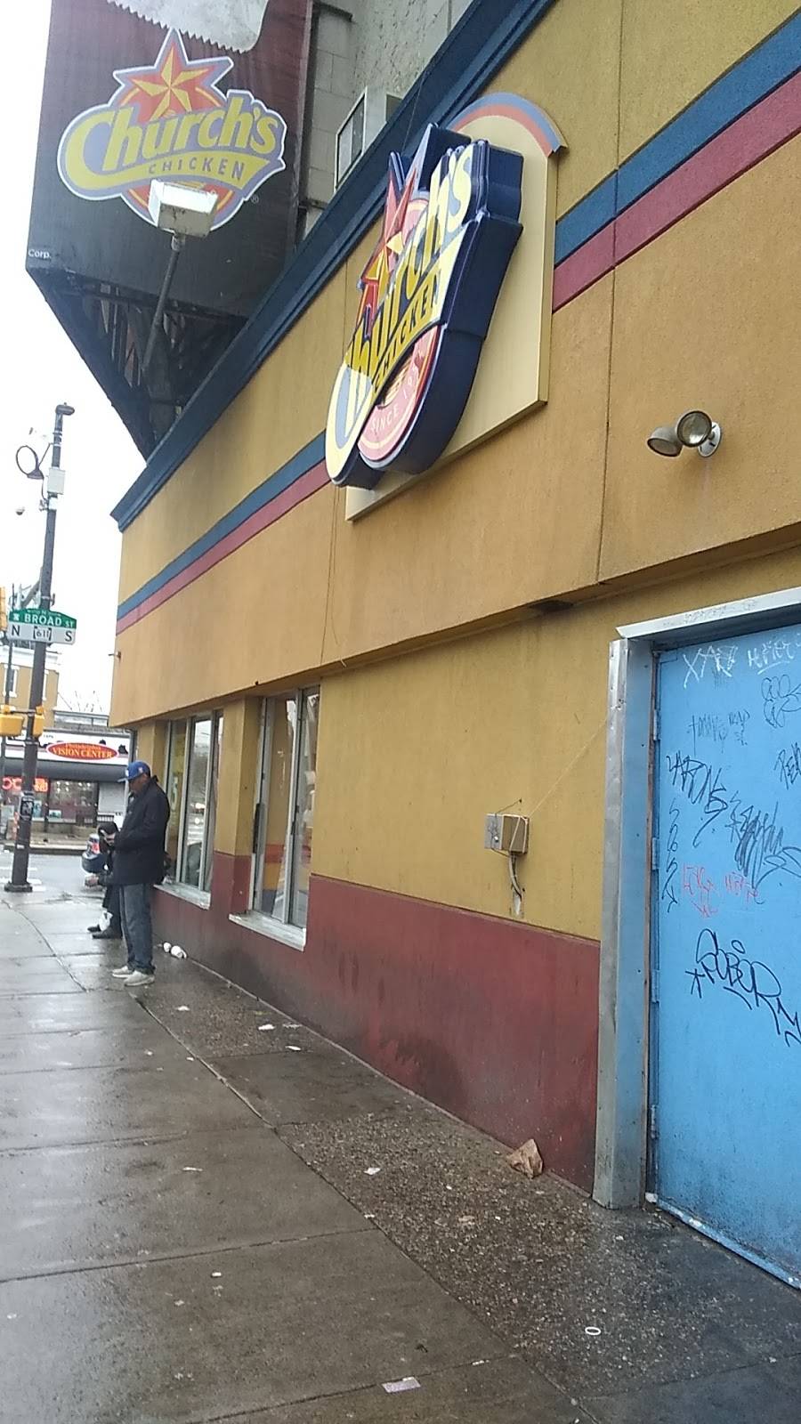 Churchs Chicken | restaurant | 3650 N Broad St, Philadelphia, PA 19140, USA | 2152293801 OR +1 215-229-3801