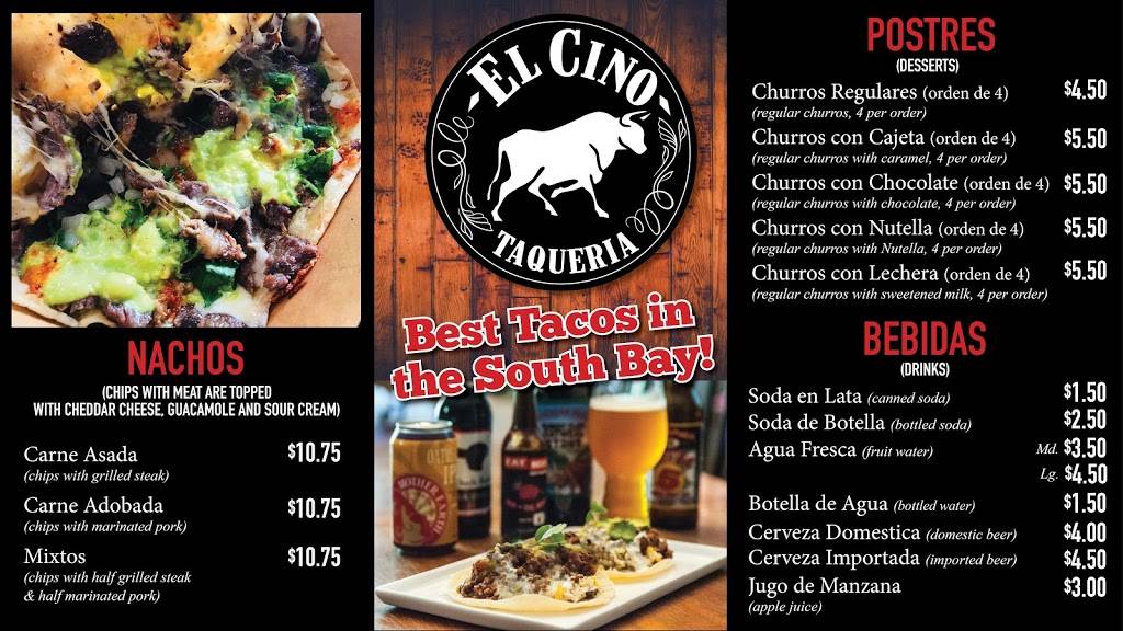 Taqueria El Cino | restaurant | 1719 Palm Ave, San Diego, CA 92154, USA | 6198165758 OR +1 619-816-5758