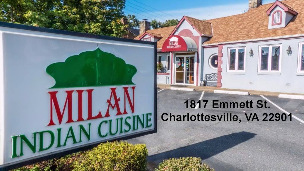 Milan Indian Restaurant | meal takeaway | 1817 Emmett St, Charlottesville, VA 22901, USA | 4349842828 OR +1 434-984-2828