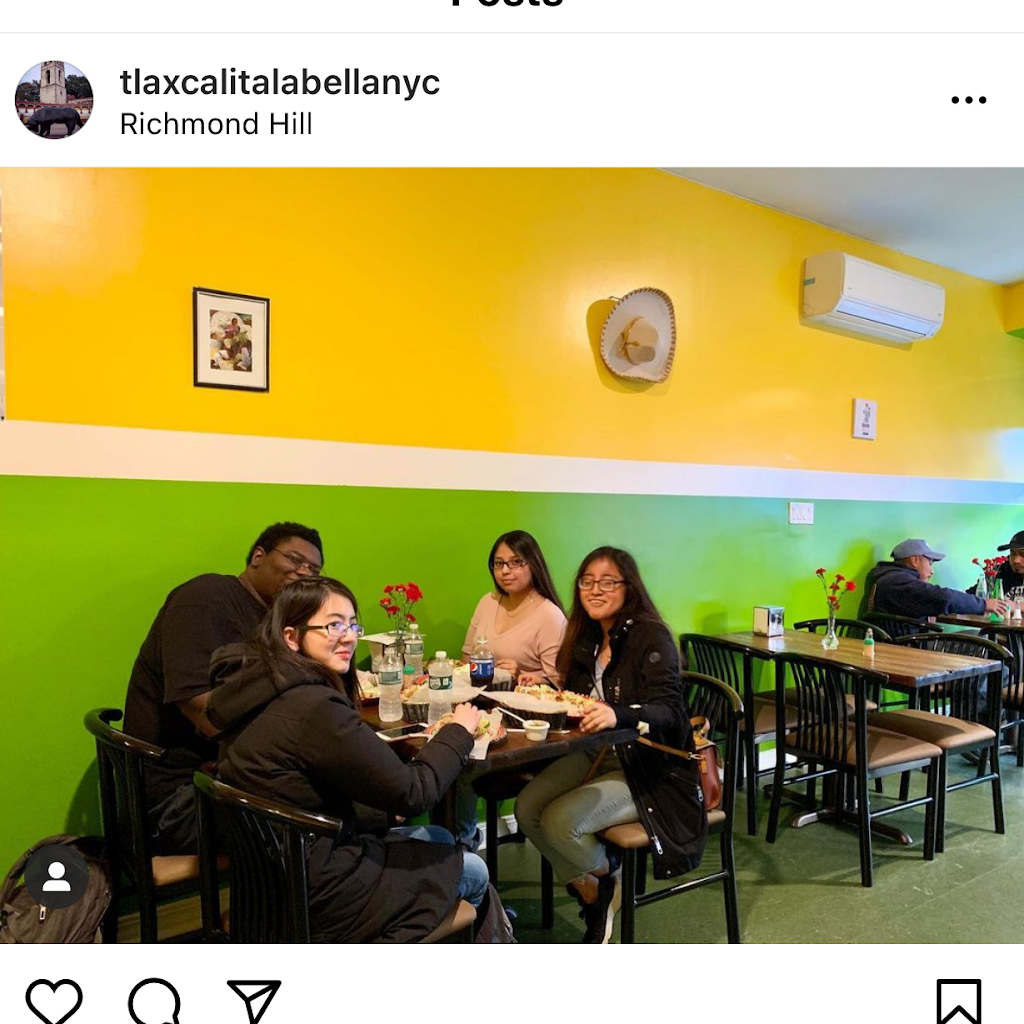 Tlaxcalita La Bella | restaurant | 104-22 Jamaica Ave, Queens, NY 11418, USA | 3479607089 OR +1 347-960-7089