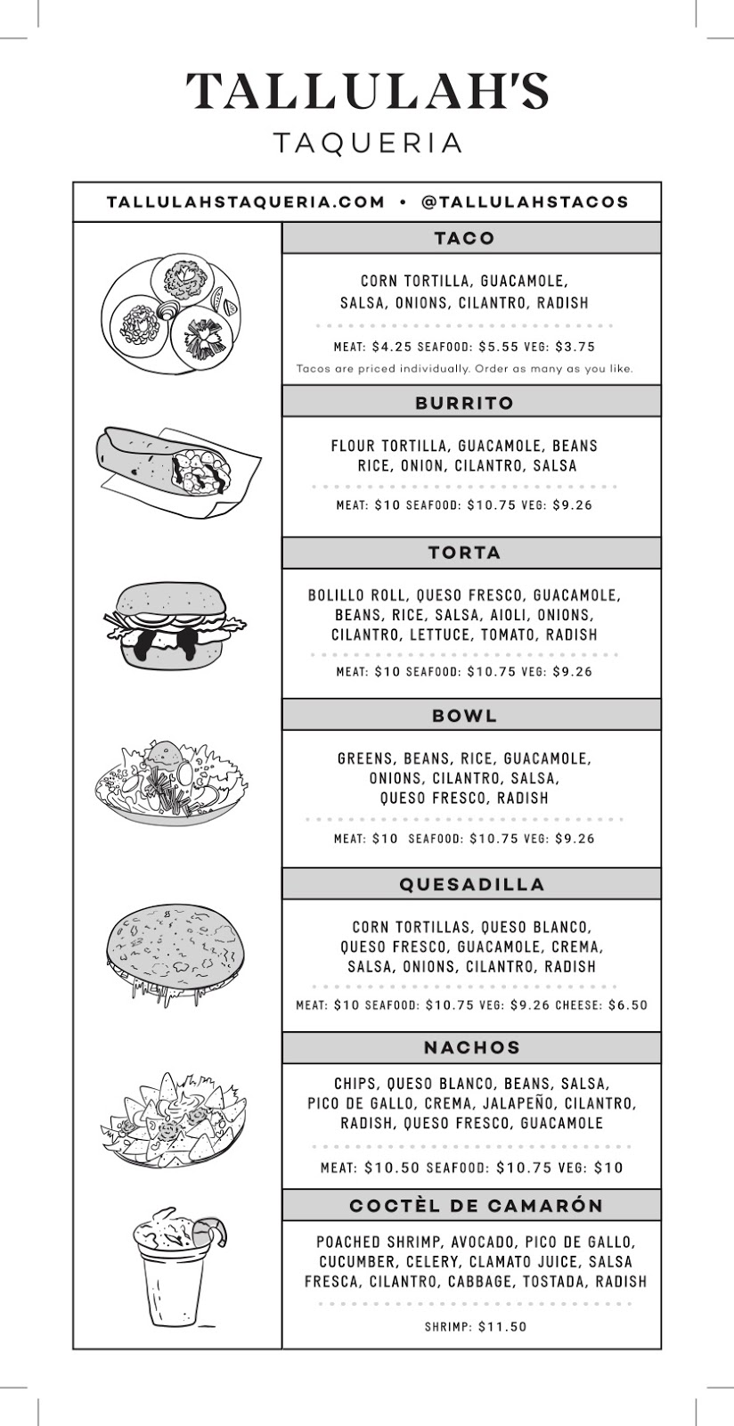 Tallulahs Taqueria JTN | restaurant | 35 Narragansett Ave, Jamestown, RI 02835, USA | 4012361600 OR +1 401-236-1600