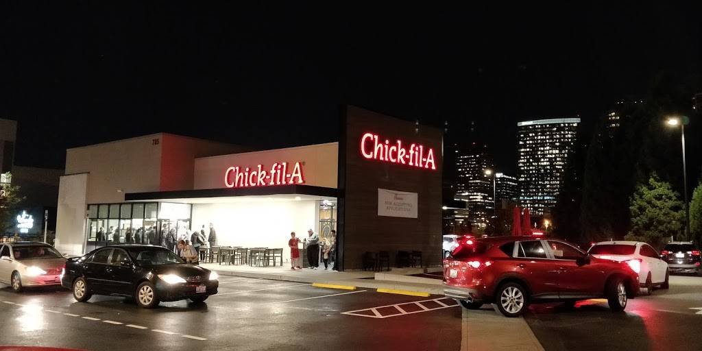 Chick-fil-A | restaurant | 785 116th Ave NE, Bellevue, WA 98004, USA | 4254541758 OR +1 425-454-1758