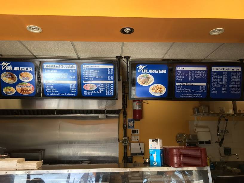 MyBURGER | restaurant | 2 Duke St E, Kitchener, ON N2H 2L7, Canada | 5198837500 OR +1 519-883-7500