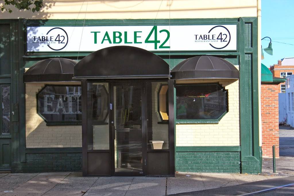 Table 42 | restaurant | 42 N Sussex St, Dover, NJ 07801, USA | 9733612300 OR +1 973-361-2300