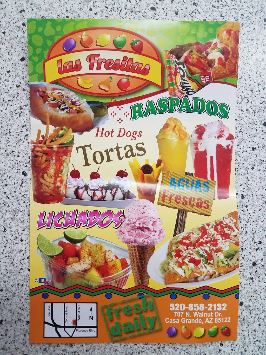 Las Fresitas | restaurant | 707 N Walnut Ave, Casa Grande, AZ 85122, USA | 5208582132 OR +1 520-858-2132