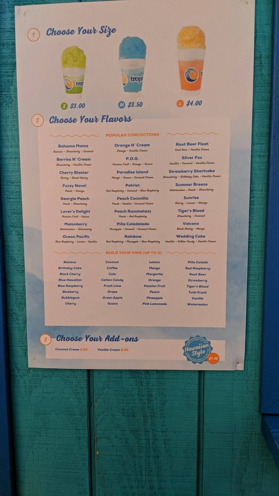 Tropical Sno | restaurant | 15947 US-51, Munford, TN 38058, USA | 9016874756 OR +1 901-687-4756