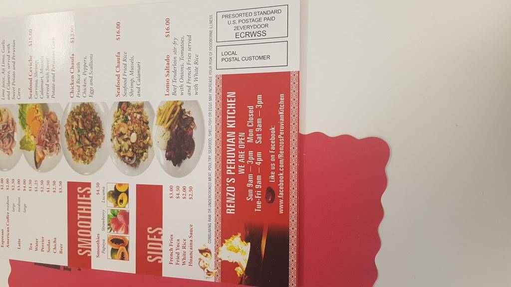 Renzos Peruvian Kitchen | restaurant | 311 Del Prado Blvd S #6 & #7, Cape Coral, FL 33990, USA | 2394406666 OR +1 239-440-6666