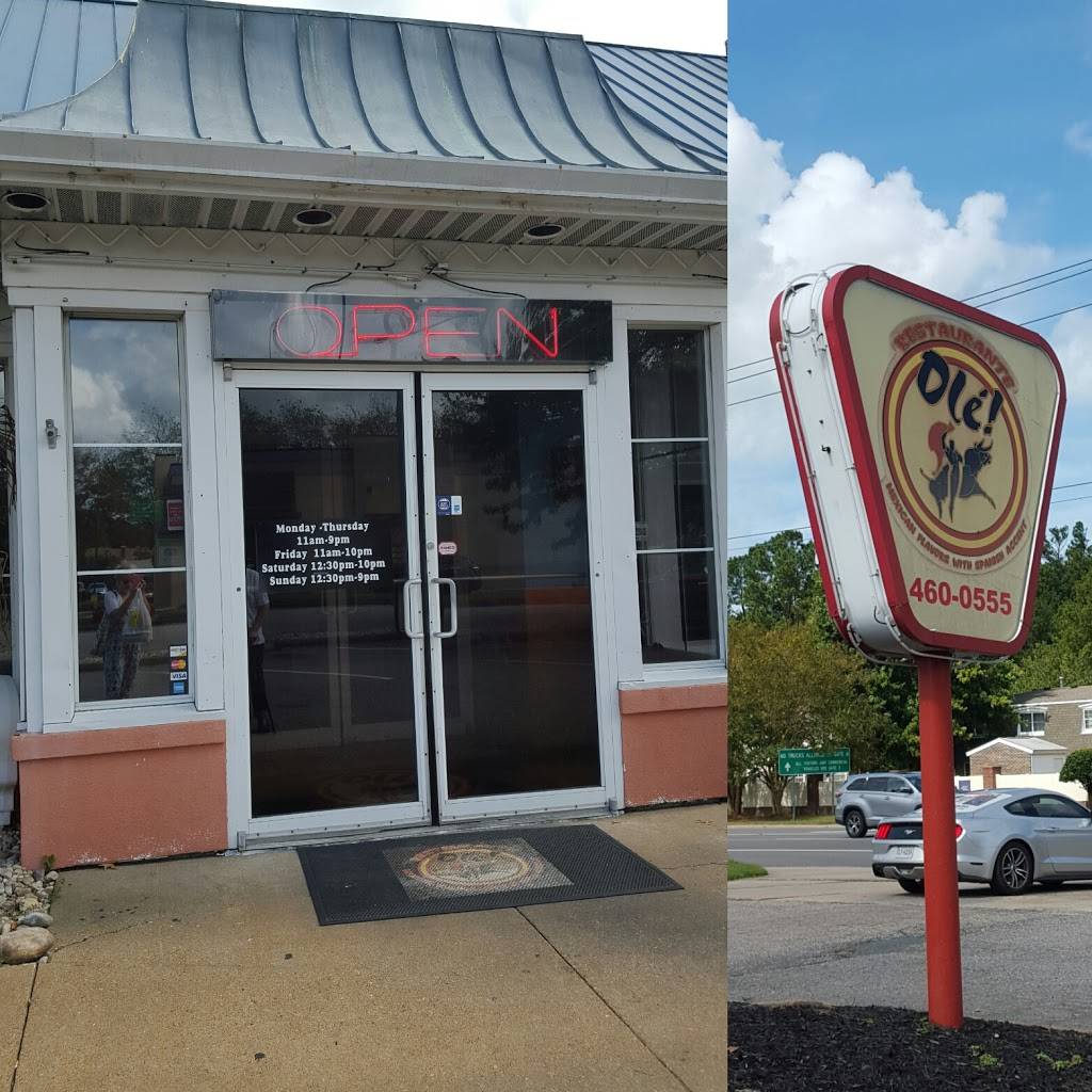 Restaurante Ole | restaurant | 5191 Shore Dr, Virginia Beach, VA 23455, USA | 7574600555 OR +1 757-460-0555