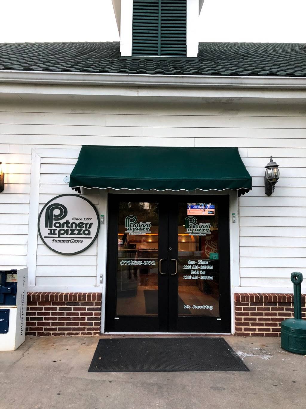 Partners II Pizza At Summergrove | restaurant | 48 Market Square Rd, Newnan, GA 30265, USA | 7702539221 OR +1 770-253-9221