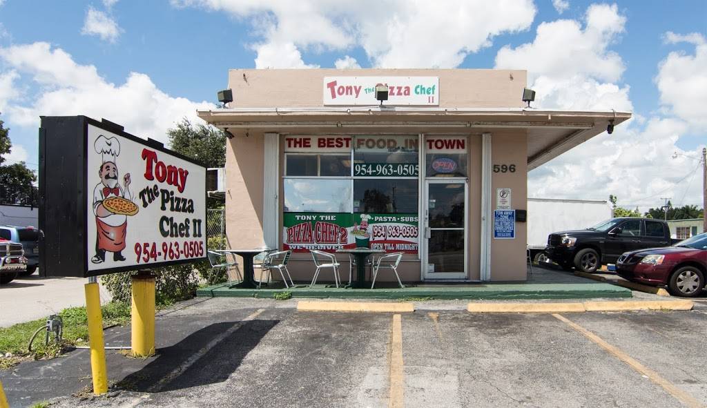 Tony the Pizza Chef II | restaurant | 596 N State Rd 7, Hollywood, FL 33021, USA | 9549630505 OR +1 954-963-0505