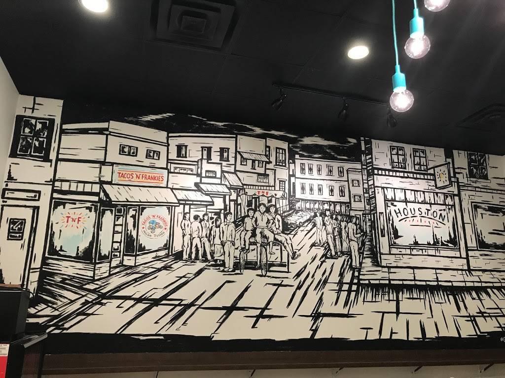 Tacos N Frankies | restaurant | 1460 Eldridge Pkwy #110, Houston, TX 77077, USA | 2818095050 OR +1 281-809-5050