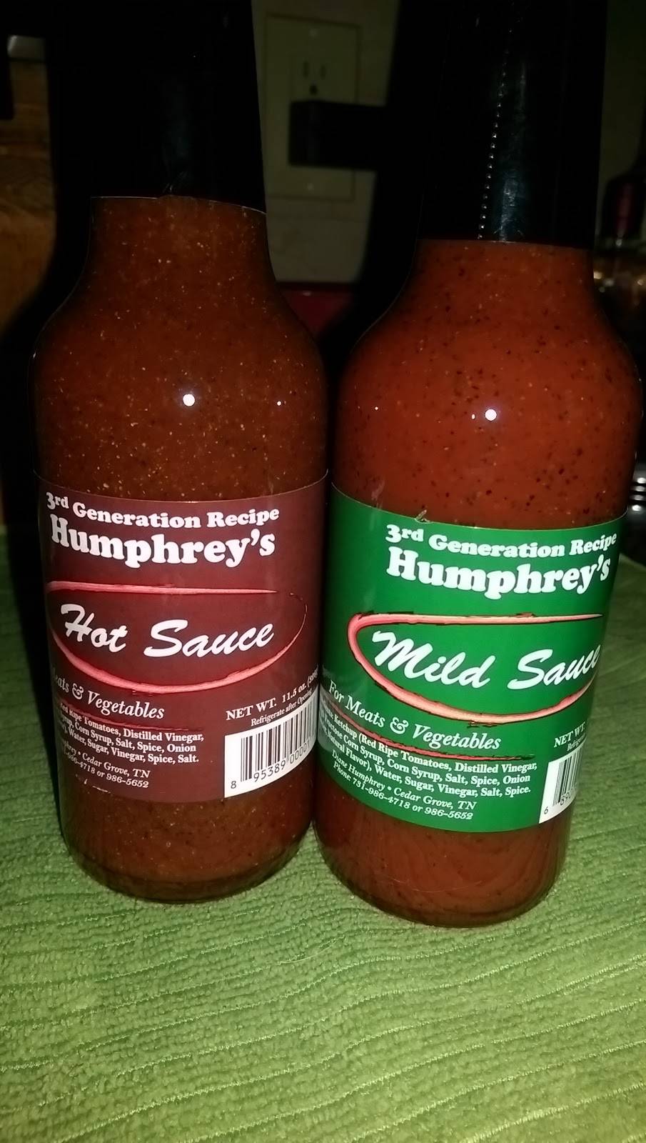 Humphrey Barbeque Sauce | restaurant | 1200 Christian Chapel Rd, Cedar Grove, TN 38321, USA | 7319864718 OR +1 731-986-4718