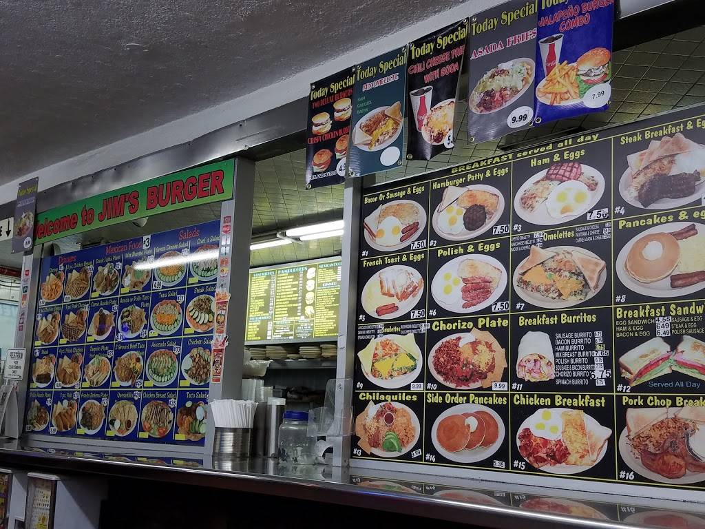 Jims Burgers #8 | restaurant | 3900 E Olympic Blvd, Los Angeles, CA 90023, USA | 3237808940 OR +1 323-780-8940