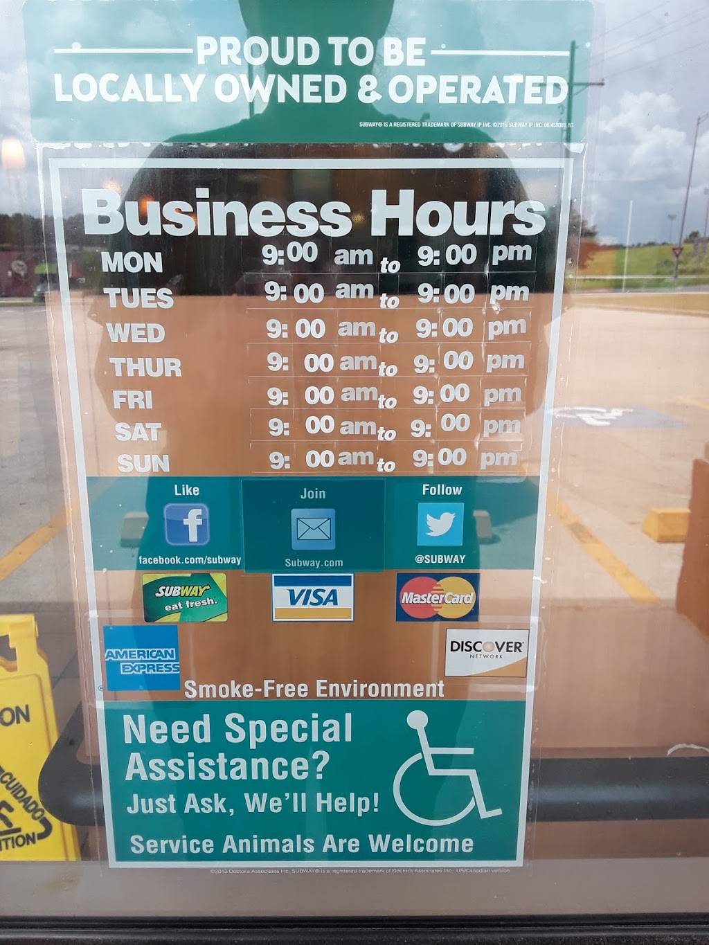 Subway | restaurant | 1005 Hwy 96 Bypass, Silsbee, TX 77656, USA | 4093855850 OR +1 409-385-5850